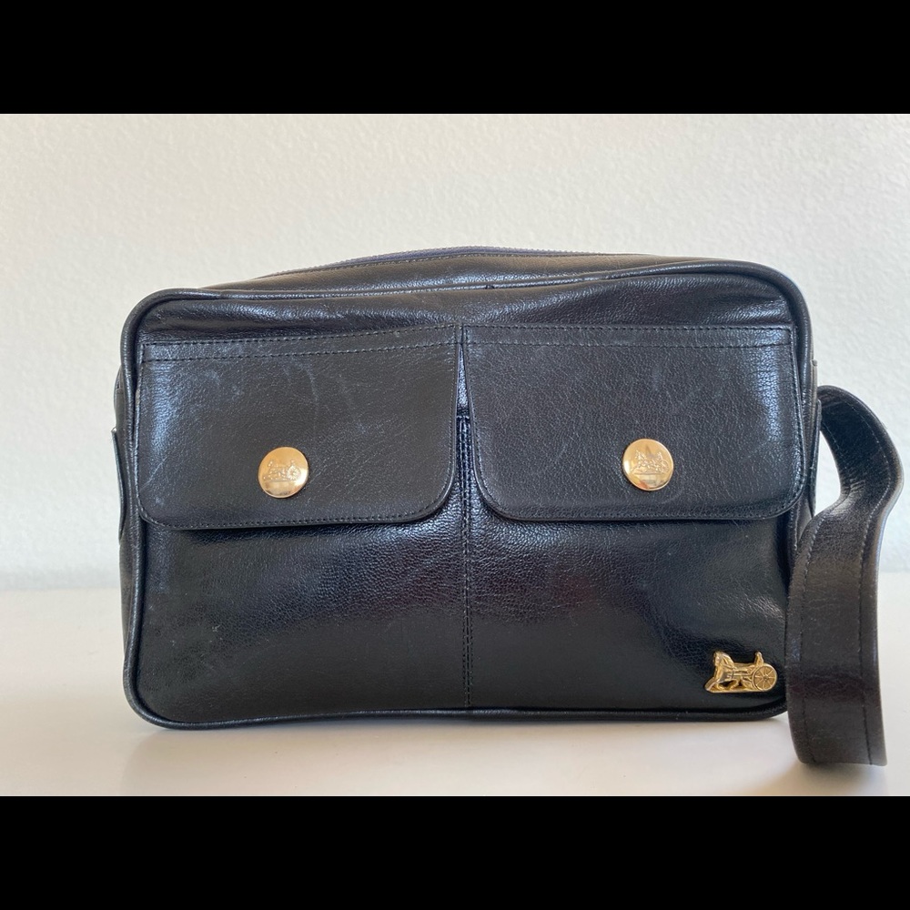 Celine Carriage crossbody Vintage black bag - Picture 1 of 9